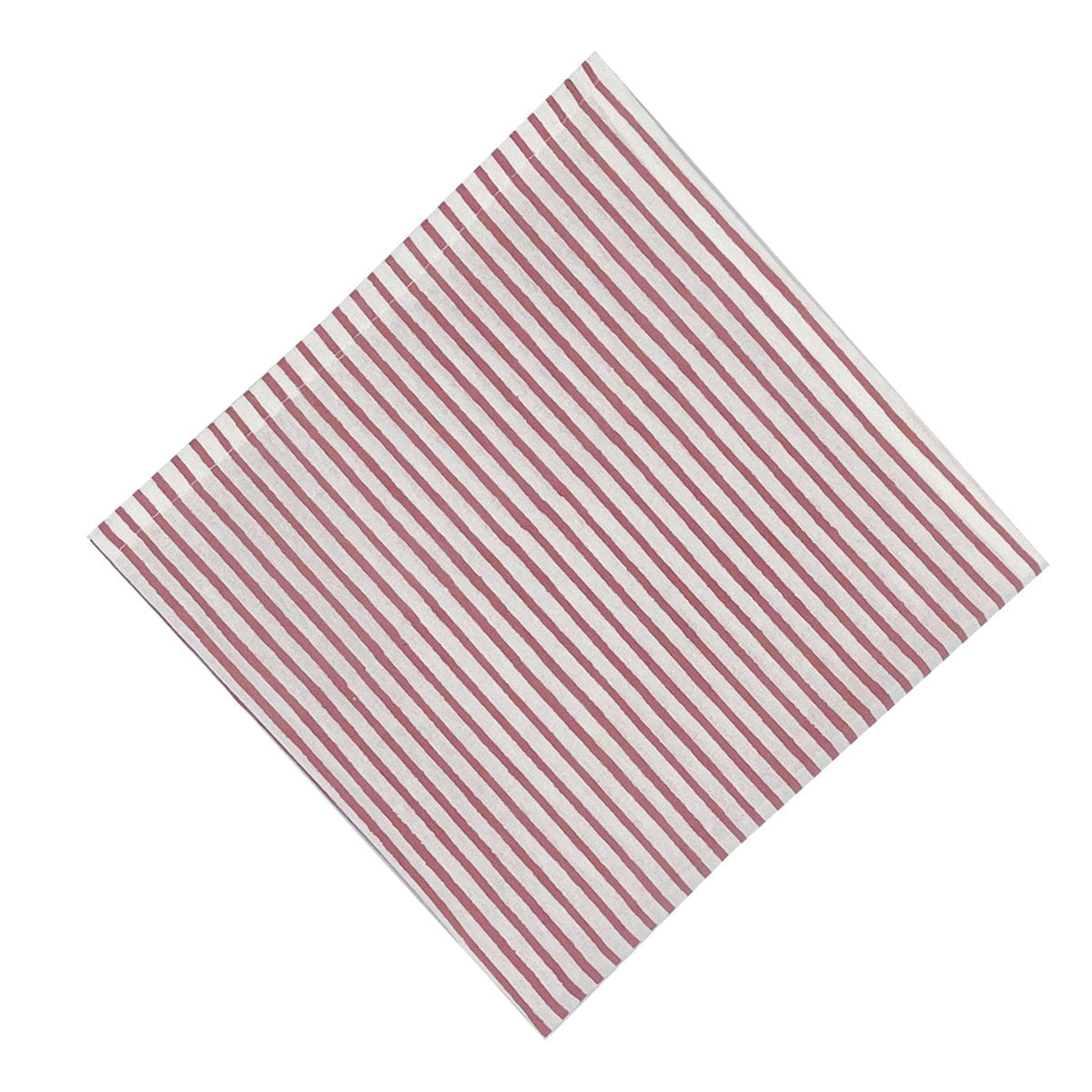 cotton napkins, blockprint napkins, table napkins, stripe napkins, faro napkins, dinner napkins, summer table linen