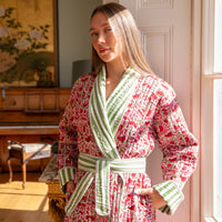 ELIZA Quilted Long Dressing Gown