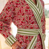 ELIZA Quilted Long Dressing Gown
