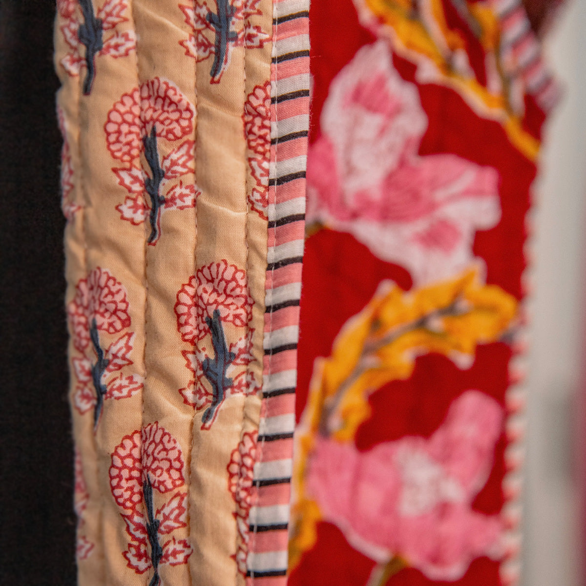 AERIN Quilted Blockprint Gilet
