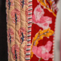 AERIN Quilted Blockprint Gilet