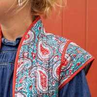 GAIA Quilted Blockprint Gilet
