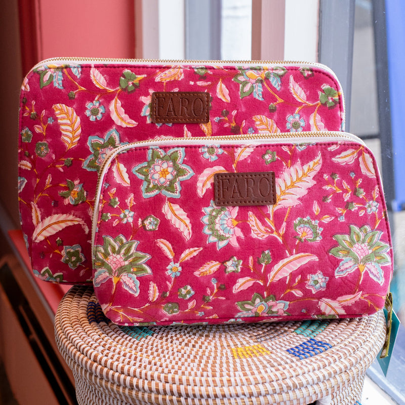 JENAI Blockprint Wash Bag