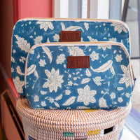 LUNA Blockprint Wash Bag