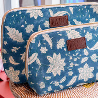 Travel Wash Bags, Toiletry Bags for men, women, Travel Pouches, Block print Wash Bags,  Luxe wash bags, Eco-friendly toiletry bags, Handmade travel pouch, best wash bags for travel, toiletry bag git set, Stylish travel pouches, zipper wash bags