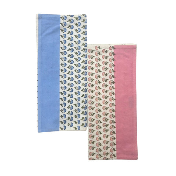 Blockprint Tea Towels, set of 2 from FAROHOME