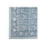 FLORENCE French Blue Blockprint Tablecloth
