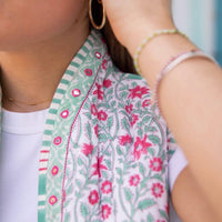 HARPER Quilted Blockprint Gilet