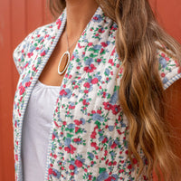 SOPHIE Quilted Blockprint Gilet