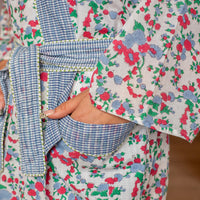 SOPHIE Blockprint Long Dressing Gown