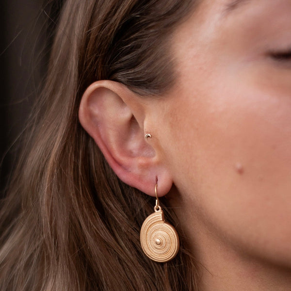 RITU Gold Swirl Earrings