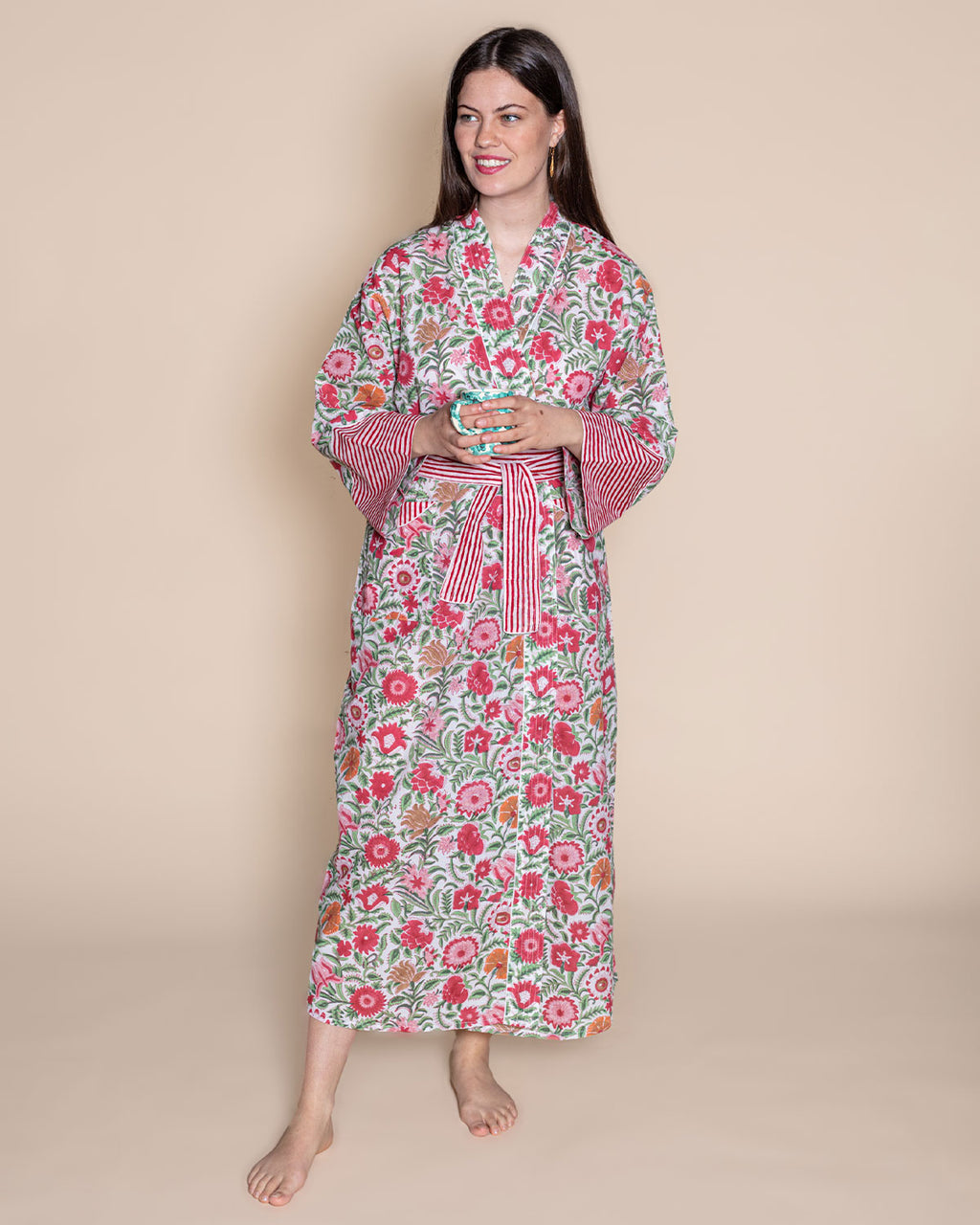 Womens Long Dressing Gowns  MS