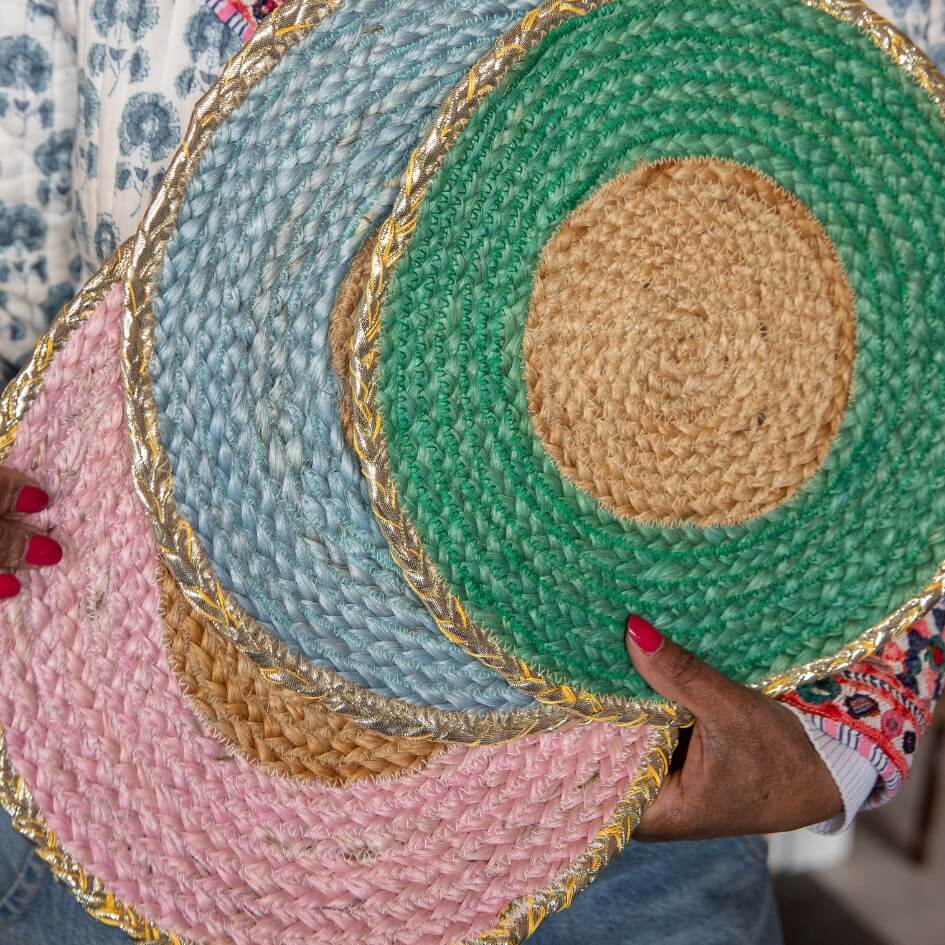 SKY Natural Jute Placemats SET OF 4