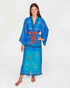 RIFAT Long Silk Kimon