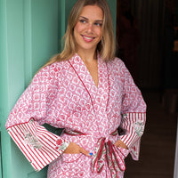 Summer robes, blockprint dressing gowns, faro dressing gowns