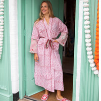 LALI Blockprint Dressing Gown