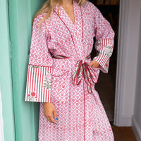 LALI Blockprint Dressing Gown