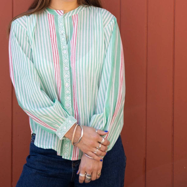 LEXI Blockprint Cotton Shirt