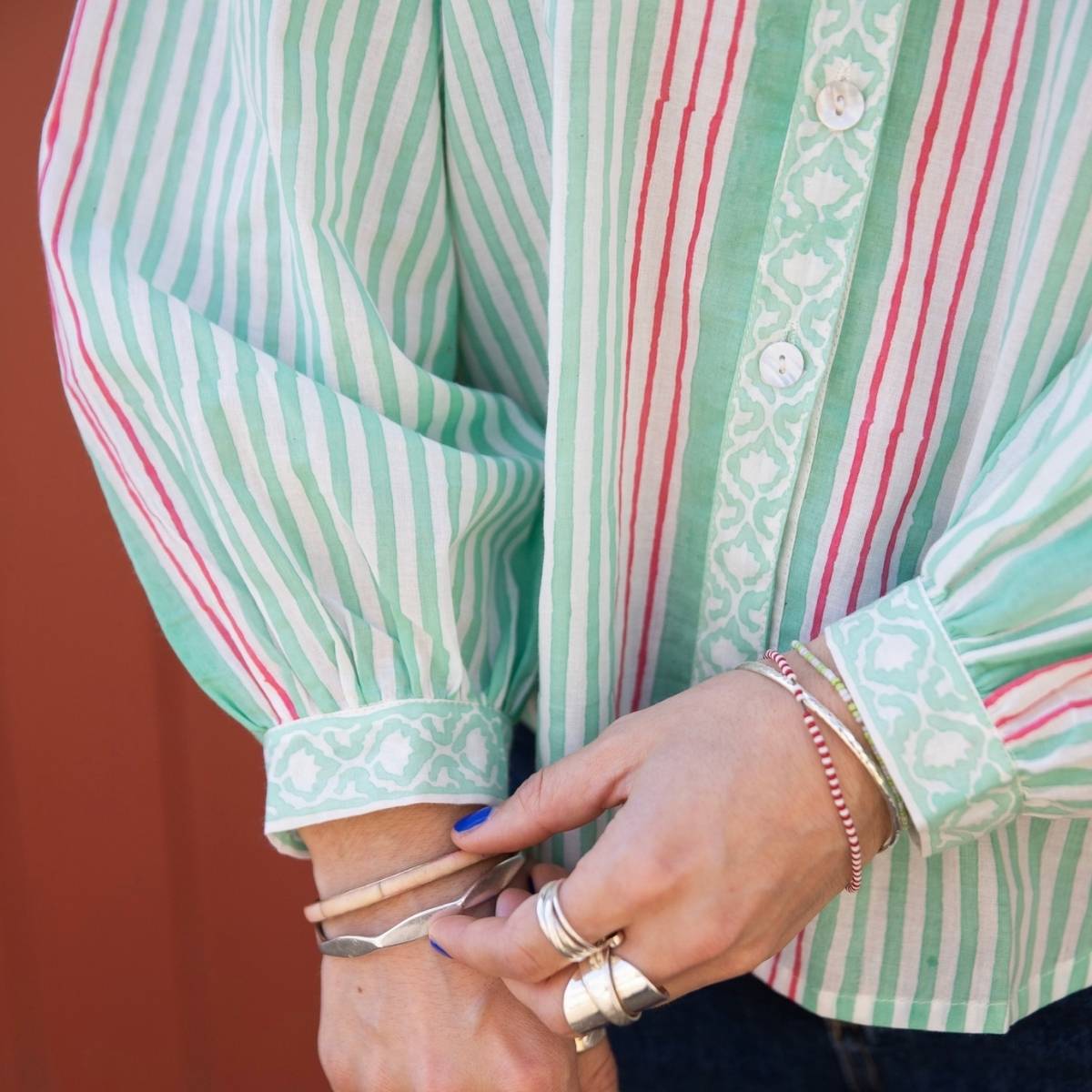 LEXI Blockprint Cotton Shirt