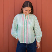 LEXI Blockprint Cotton Shirt