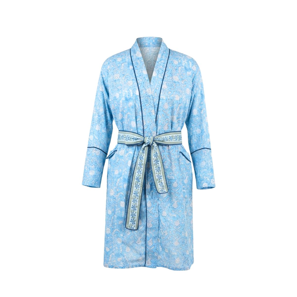 LOLA Short Blockprint Dressing Gown