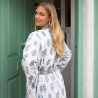 faro blockprint dressing gowns, pure cotton kimonos