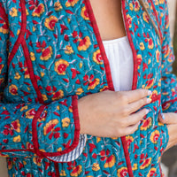 MARLO Short Quilted Cotton Jacket