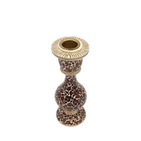 MEHR Burgundy & Gold Candle Holder (Pair)