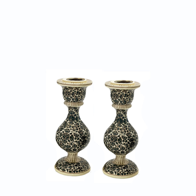 MEHR Forest & Gold Candle Holder (Pair)