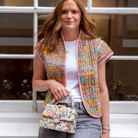 MIA Quilted Blockprint Gilet