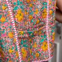 MIA Quilted Blockprint Gilet