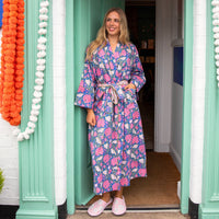 PALOMA Blockprint Dressing Gown