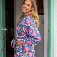 PALOMA Blockprint Dressing Gown