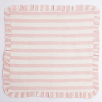 PARISIAN PINK Stripe Ruffle Placemat