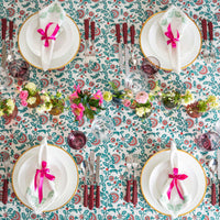 SHALIMAR Blockprint Tablecloth