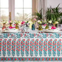 SHALIMAR Blockprint Tablecloth