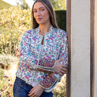 quilted jackets, Faro quilted jackets, cotton quilted waist coats, Block Printed Boho Style clothing,  Quilted Handmade Jackets