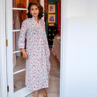 SORAYA Rose Blockprint Nightie