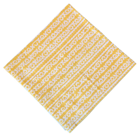 SUZANI LIMON BLOCKPRINT NAPKINS SET OF 4