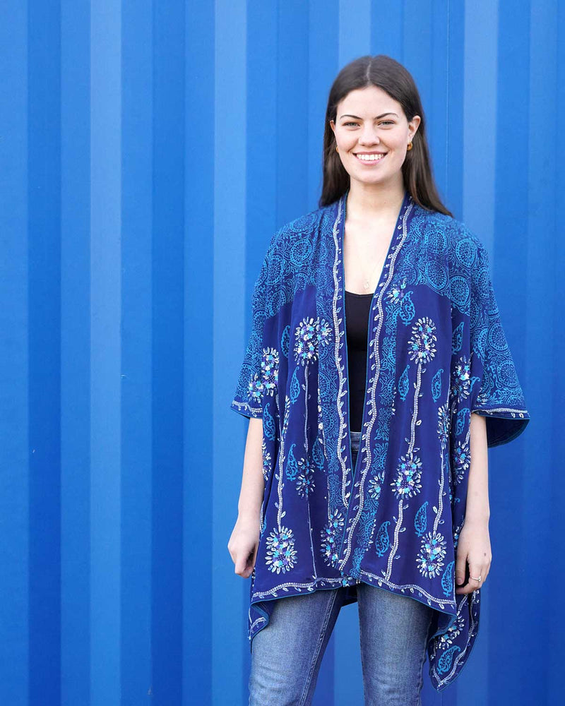 SITARA Silk Swing Jacket