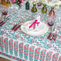 SHALIMAR Blockprint Tablecloth