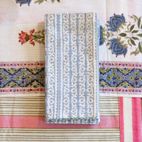 SUZANI Blue Blockprint Napkins