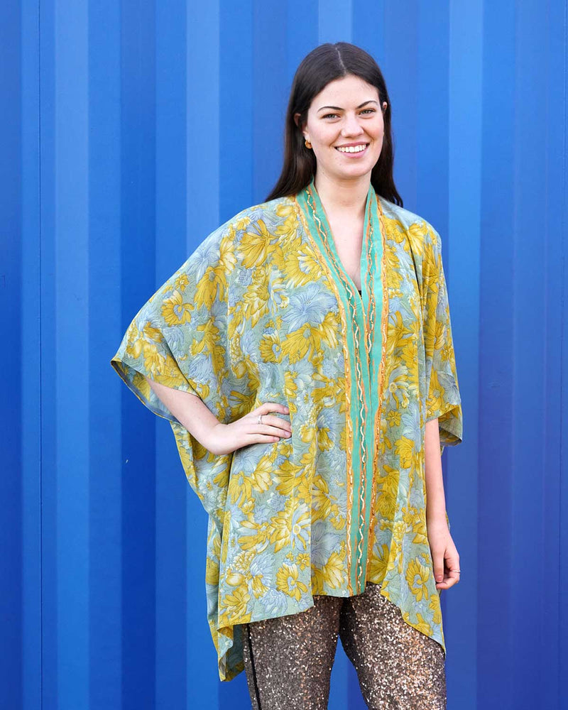 AHANA Silk Swing Jacket