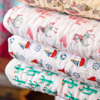 UNICORN Blockprint Reversible Junior Quilt