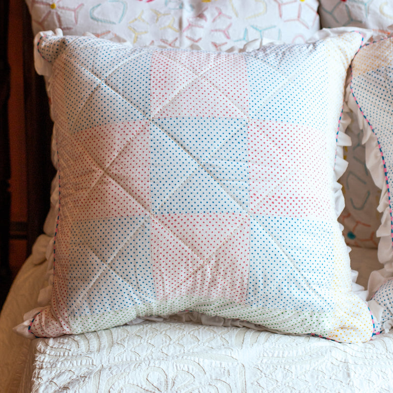 padded cushions, blockprint cushions, ruffle cushions, summer cushions, headboard pillows, garden accessories, back cushions, quilted cushions