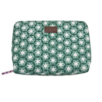 SITARA Holly Green Blockprint Wash Bag
