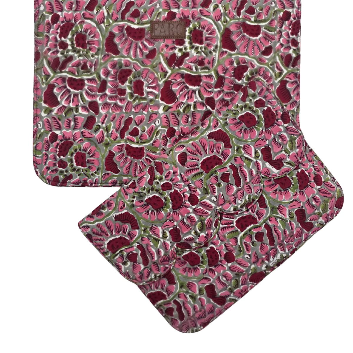 ELIZA Blockprint Cotton iPad/ Laptop Sleeve