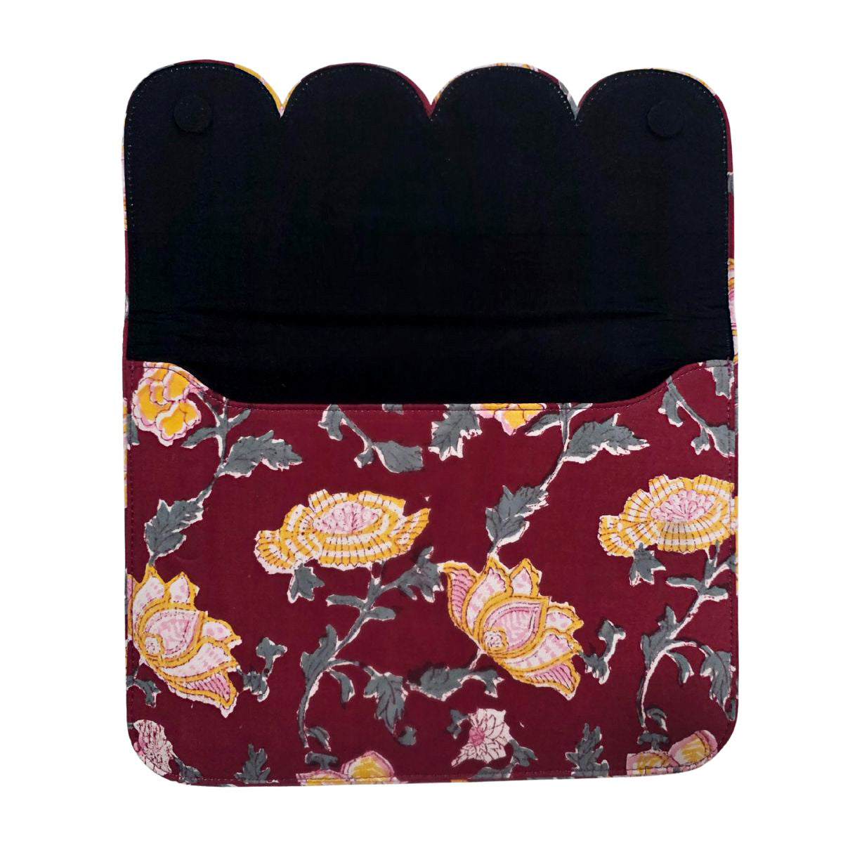 RUKMINI Blockprint Cotton iPad/ Laptop Sleeve