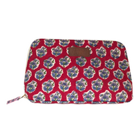 CLARET Blockprint Wash Bag