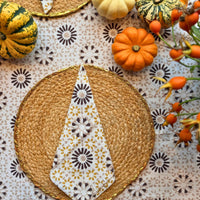 CHAKRA Latte Blockprint Napkin